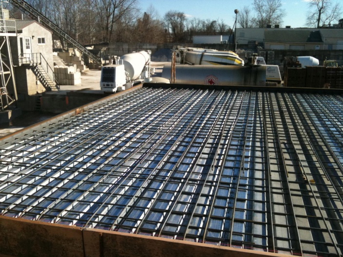 concrete reinforcement rebar or fiber mesh
